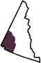 Map of Yukon, Kluane Region highlighted